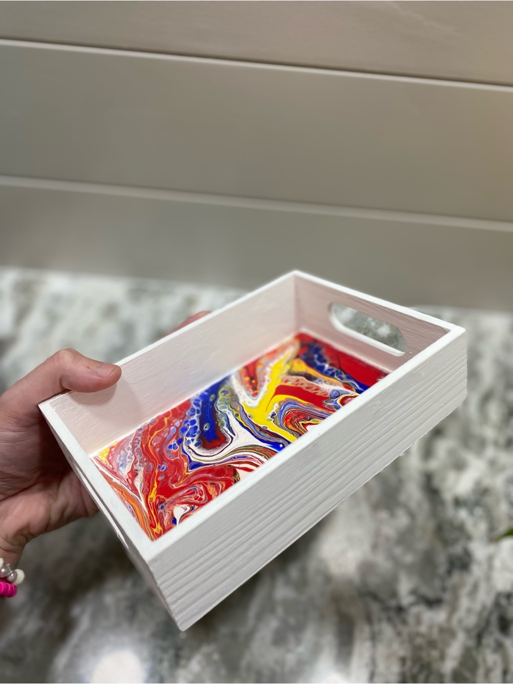 Colorful Abstract Tray - Picture 6 of 8
